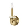 Livex Lighting Bennington 1 - Light Wall Light in  Antique Brass - 4 of 4