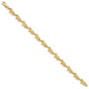 Black Bow Jewelry 14k Yellow Gold Elephant Bracelet - 7 Inch - 2 of 4