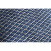 Moti Lia Blue Ottoman Pouf  18" Upholstered in Soft Blue Fabric - 4 of 4