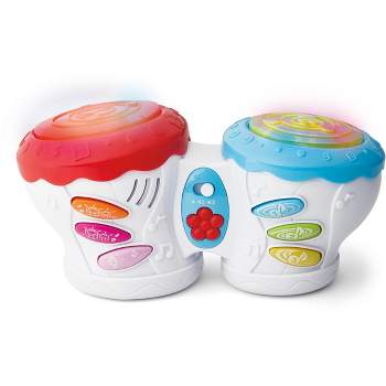 Kidoozie Flashbeat Drums - Developmental Musical Activity Toy for Toddlers ages 18 months and older