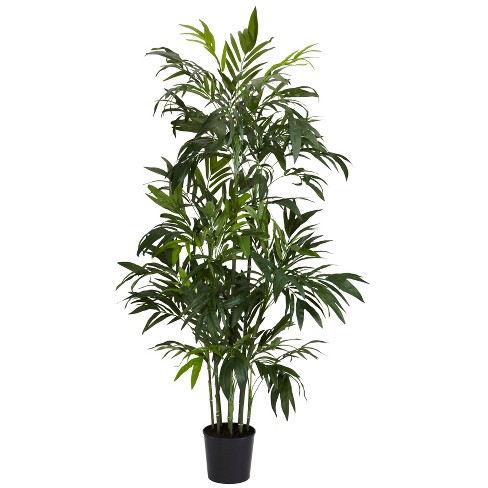 Nearly Natural 6-ft Bamboo Palm Silk Tree - image 1 of 4