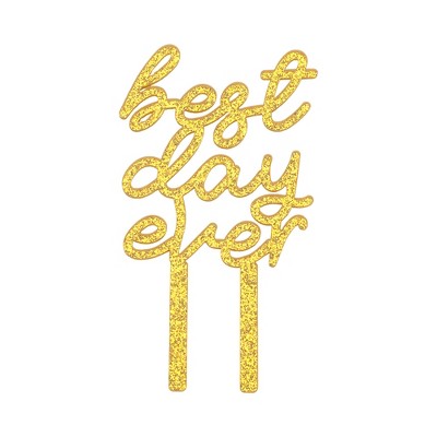 Packed Party Best Day Ever 4.8” Cake Topper