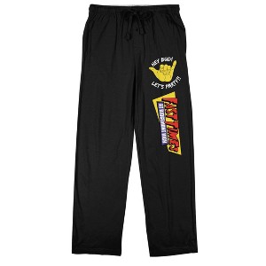 Fast Times At Ridgemont High Let’s Party Adult Black Sleep Pajama Pants - 1 of 4