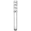 Pompeii3 1/2ct Diamond Wedding Ring Half Eternity Wedding Band 14K White Gold - 3 of 4