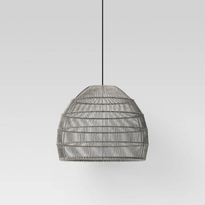  Large LED Solar Pendant Gray - Project 62™ 