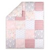 The Peanutshell Meadow Pink Floral Crib Bedding Set, 4pc to 12pc - 2 of 4