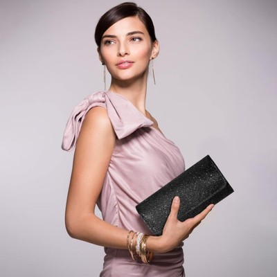 BEAFUP Sparkling Clutch Purse, Evening Bag Clutch Purses Wedding Bag for Women - Perfect for Weddings, Parties, and Summer Beach Even