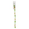 Crystal Lane DIY Glass Pearl Metal Green Orange Elf Stack 7" Designer Holiday Christmas Bead Strand - 3 of 4