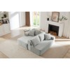 VASIP L-Shaped Left Lounge Chair Cloud Sectional Modular Sofa with Deep Seat,  for Living Room, Apartment, Bedroom No Assembly Required,Black - 3 of 4