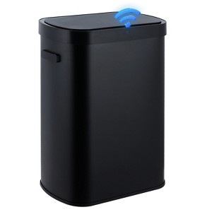 Automatic Sensor Trash Can, 13 Gallon Large Capacity Waste Bin with Lid, Touchless Garbage Can - 1 of 4
