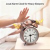 REGALWOVEN Metal Plastic Battery Powered Silent Alarm Clock 3.3"L x 1.9"W x 4.9"H 1 Pc - 4 of 4