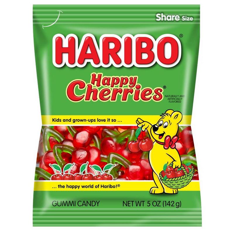 Haribo Happy Cherries Gummi Candy - 5.29oz, 1 of 4