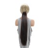 Unique Bargains Long Straight Hair Wig Hair Clips 21.65" Length 1 Pc - 3 of 4