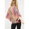 Women's Snake Skin Duster Blouse - PROMESA - 3 of 4