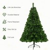 Allovit Premium Christmas Decorations, Christmas Tree 6/7 Ft Artificial Pine Tree & Flame Retardant PVC Branches Sturdy Metal Base for Home/Yard - 4 of 4