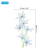 Unique Bargains Artificial Silk Cloth Realistic Wrinkle-resistant Artificial Flower 16 Pcs 7 Inch - image 2 of 4