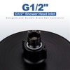WOWOW 1-Spray Patterns with 1.75 GPM 6 in. Wall Mount Rain Fixed Shower Head - 4 of 4