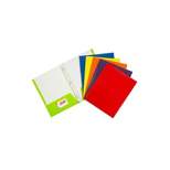 JAM Paper Two-Pocket School Folders with 3 Fasteners Assorted Colors 385GCASSRT