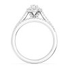 GILDED 1/2, 5/8, 3/4 Carat Total Weight Lab-Grown Diamond Engagement Ring in 925 Sterling Silver, Size 7 - 3 of 4