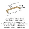 Amerock Collet Pull for Cabinets, Drawers, and Furniture - 3 of 4