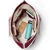 Lands' End Zip Top Long Handle Canvas Tote Bag - 2 of 4
