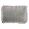 HomeRoots 14" X 20" Light Gray Throw Pillow - 4 of 4