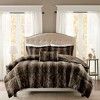 YOOCOZZ 4PC Faux Fur Comforter Set - 2 of 4