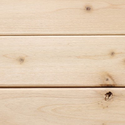 Rustic Unfinished Natural Fir Wood 41'' Coffee Table