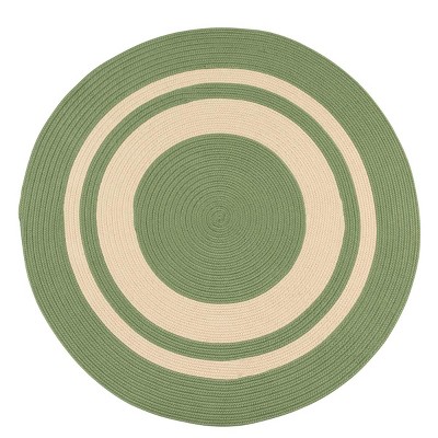 Colonial Mills Coronado Round - Moss 7 Ft round Round Rug Indoor/Outdoor 100% Polypropylene