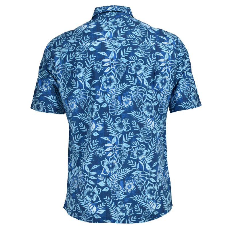 Weekender Men's Hawaiian Print Short Sleeve Shirt, 3 of 4