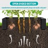 SEVOBAL Planters Outdoor 2 Style 8x4x2ft Garden Bed Planter Box Planter Herbs-Large Garden Bed Kit Raised Garden Bed, Black, 94.48"*47.24"*23.62" - 2 of 4