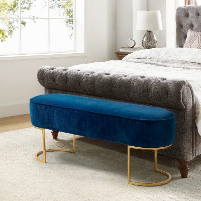 Nina Upholstered Bench for Bedroom  | ARTFUL LIVING DESIGN