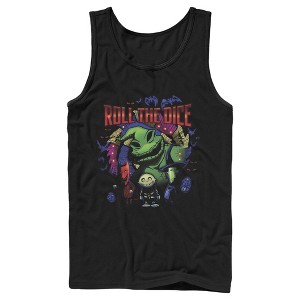 Men's The Nightmare Before Christmas Halloween Oogie Roll The Dice Tank Top - 1 of 4