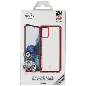 ITSKINS Hybrid // Clear Series Case for Samsung Galaxy A71 5G - Transparent/Red - 1 of 1