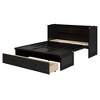 TIRAMISUBEST Full/Queen Size Murphy Bed Wall Bed with USB Port and a Large Storage Drawer, Wooden Murphy Cabinet Bed, Space Saving Design - 3 of 4