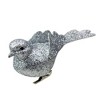 Northlight Glittered Bird Clip-On Christmas Ornament - 6" - Silver-tone - image 3 of 4