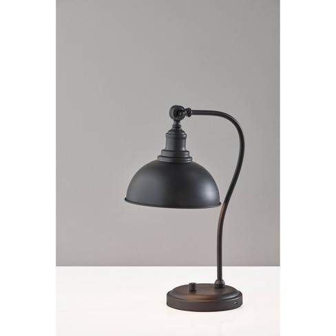 Crosby schoolhouse desk lamp hot sale black