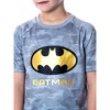 DC Comics Boys' Justice League Digital Camo Batman 2 PC Pajama Set 