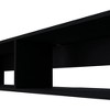 59.1" Melamine Modern Floating Media Rack with Two Shelves for Living Room and Bedroom - 4 of 4