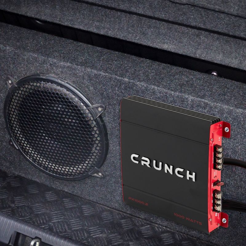Crunch 2 Channel 1000 Watt Amp A/B Class Car Audio Stereo Amplifier | PX-1000.2, 4 of 7