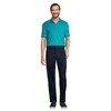 Lands' End School Uniform Men's Long Sleeve Interlock Polo Shirt - 4 of 4