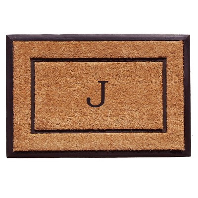 Calloway Mills 101631830J The General Monogram Doormat 18 In. x 30 In. Letter J