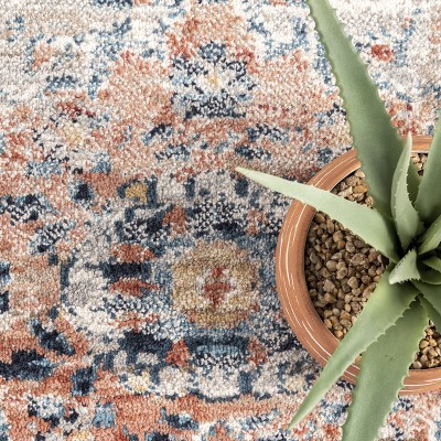 Sawyer 4' x 6' Multicolor Synthetic Reversible Area Rug