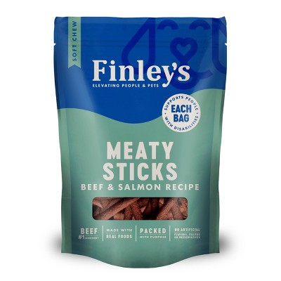 Finley's Beef and Salmon Flavor Jerky Dog Treats - 12oz