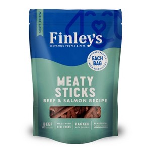 Finley's Beef and Salmon Flavor Jerky Dog Treats - 12oz - 1 of 4