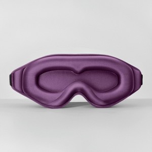 ChicFurnit Eye Mask 3D Deep Contoured Zero Pressure Sleep Eye Mask for Living Room Comfort and Travel Rest, Purple, 3.9"*9.6"*0.67" - 1 of 4