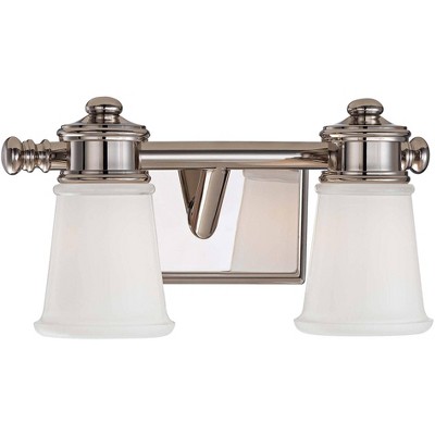 Minka Lavery Transitional 13 1/2" Wide Polished Nickel 2-Light Bath Light