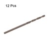 Unique Bargains M35 High Speed Steel Cobalt Straight Hard Metal Plastic Jobber Drill Bits 12 Pcs - 3 of 4