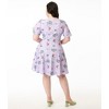 Unique Vintage Women's Plus Flare Dress - 3 of 3