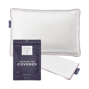 Lincove 100% Cotton Sateen Pillow Protector -(Ideal for Toddler or Travel Pillows), 2 Pk - 1 of 4